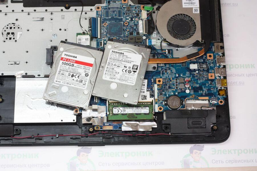 Установка или замена ssd диска в ноутбук hp услуга