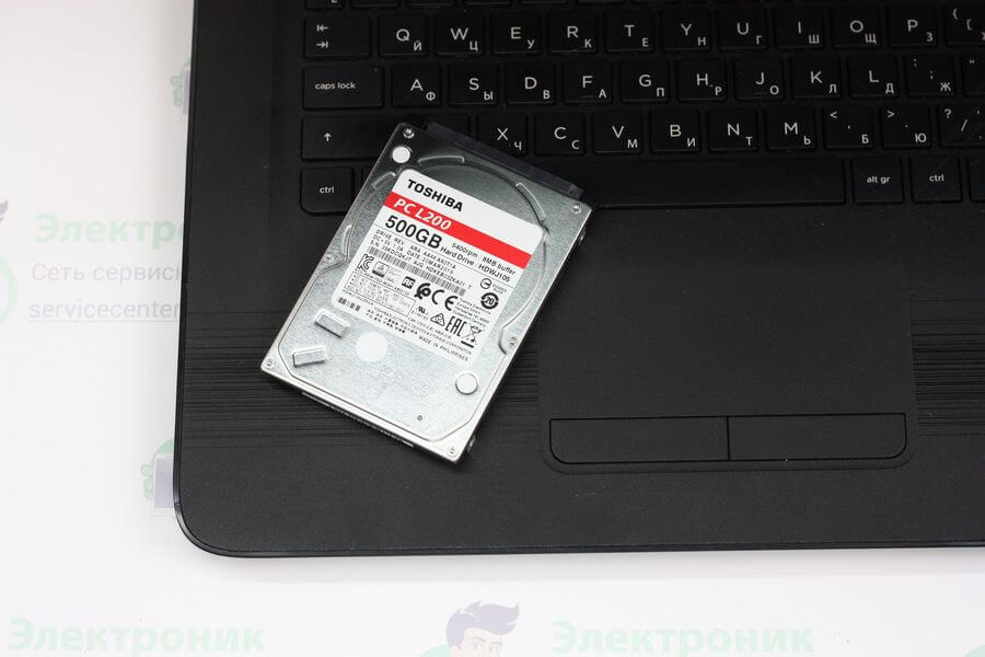 Установка или замена ssd диска в ноутбук hp услуга